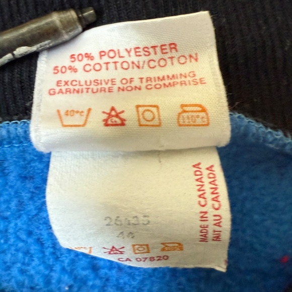 Retro Vintage 90s Brooks Athletic Blue Sweatshirt - Picture 7 of 8